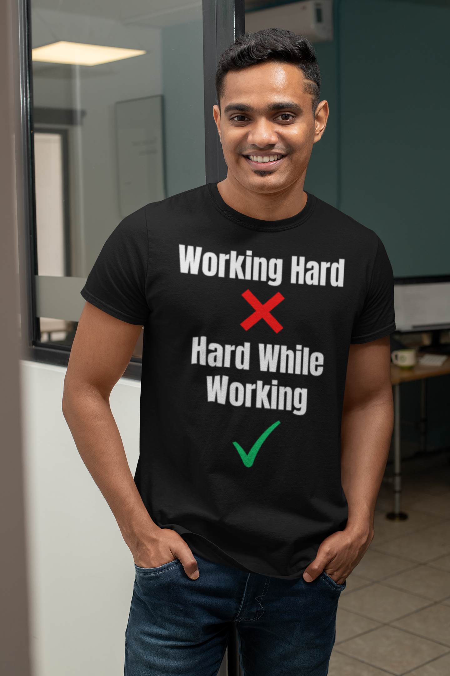 Hard While Working T-Shirt