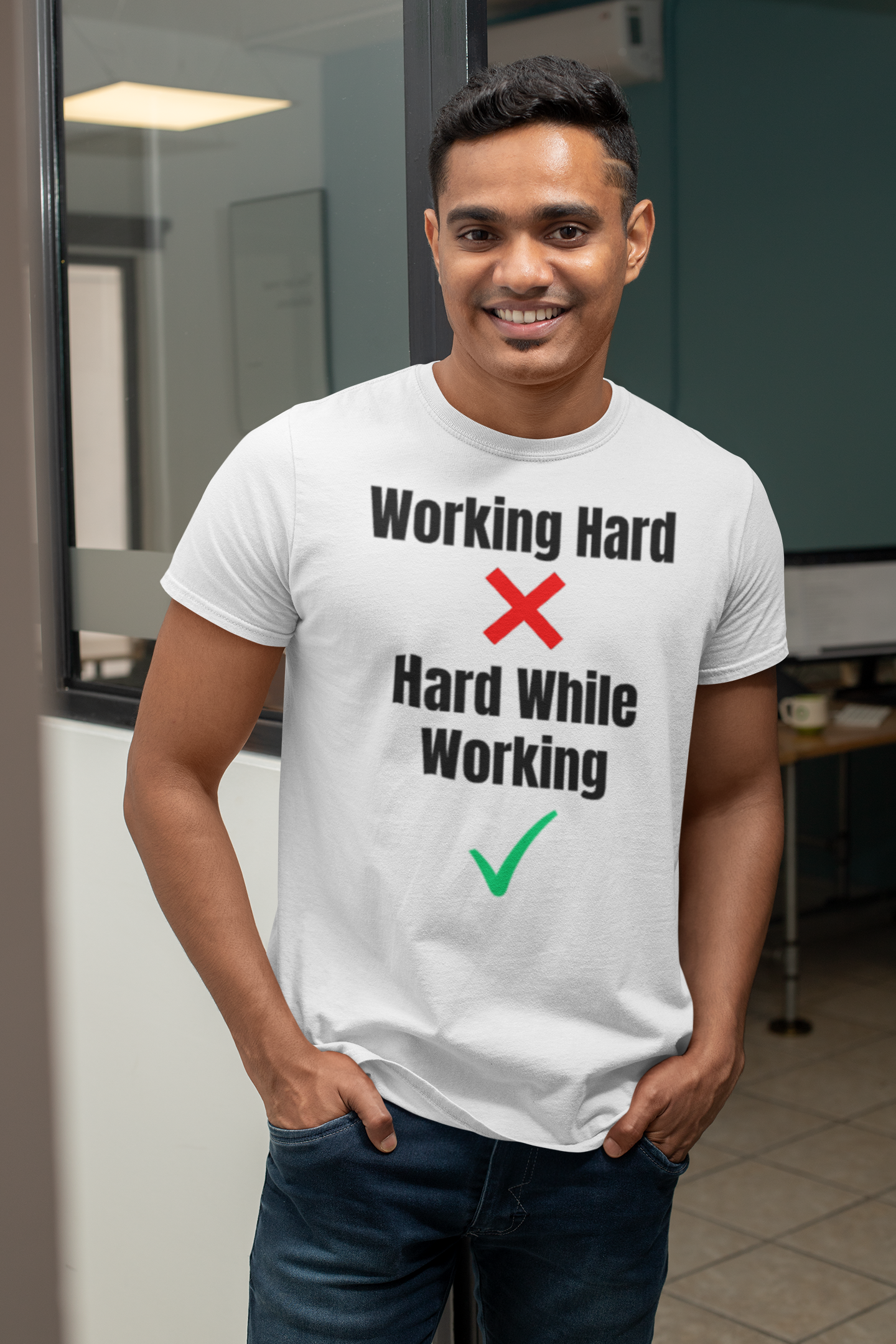 Hard While Working T-Shirt